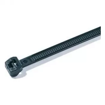 HellermannTyton OS sorozat külső fogazású kábelkötegelő 100 x 2,5 mm, fekete, 100 darab 118-04700