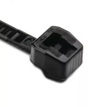 HellermannTyton T18ROS fekete poliamid kábelkötöző, 100 mm x 2,5 mm, 500 darabos csomag 118-04701