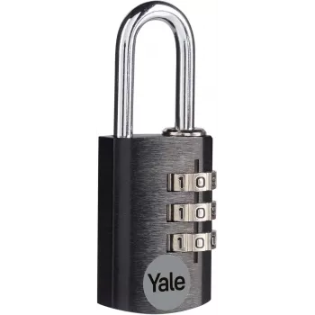 Yale YE3CB/20/121/1/BK 20 mm fekete kombinációs lakat