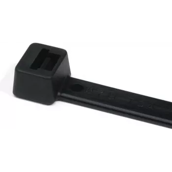HellermannTyton T50R fekete poliamid kábelkötöző 200mm x 4,6mm, 100 darabos csomag 111-04950