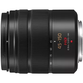 Panasonic Lumix G X Vario 45-150mm f/4.0-5.6 ASPH. MEGA O.I.S. objektív (fekete) H-FS45150E-K