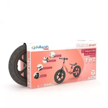 Chillafish Charlie Sport 12 futóbicikli, Flamingo Pink, 2-5 év