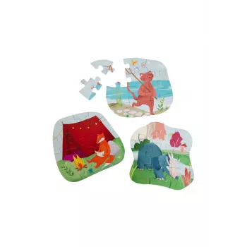 TRIXIE Dog Activity Roll-Out jutalomfalat-adagoló puzzle játék, 3 részes, állítható nehézségi szint, beltéri és kültéri használatra