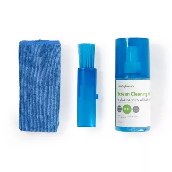 Nedis LED képernyőtisztító spray 200 ml mikroszálas törlőkendővel