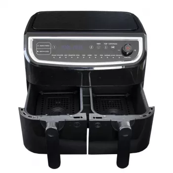 Gastronoma Dual Basket forrólevegős fritőz 9L 2400W fekete