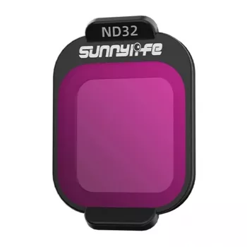 Sunnylife Flip ND32 szűrő DJI Osmo Pocket 3-hoz – mágneses neutrálszűrő, 5 fokozatú fénycsökkentés, többrétegű optikai üveg