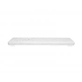 NATEC Tang US vezeték nélküli Bluetooth + 2,4 GHz Silent Slim billentyűzet, fehér
