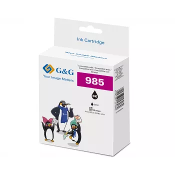 G&G kompatibilis tintapatron Brother LC-985BK fekete (18821)