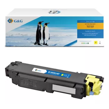 G&G kompatibilis tonerpatron Kyocera TK-5140Y (sárga, 5 000 oldal) 17187
