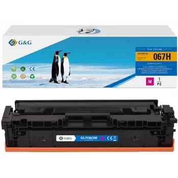 G&G XL tonerkazetta Canon 067H bíbor kompatibilis (21619)