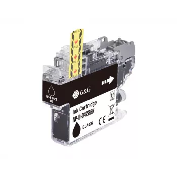 G&G kompatibilis Brother LC422BK fekete tintapatron (550 oldal) - 20580