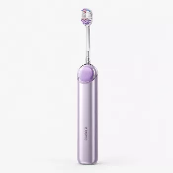 RANVOO PQ5 Pure Sonic elektromos fogkefe, lila, 5 mód, 4 fej, USB töltés