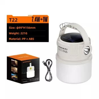 Superfire T22 kempinglámpa