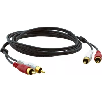Kramer C-2RAM/2RAM-10 koaxiális audiokábel RCA dugó RCA dugóra 3,0m fekete 95-0202010
