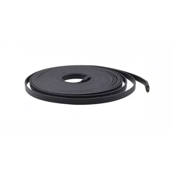 Kramer C-HM/HM/FLAT/ETH-25 nagy sebességű HDMI-kábel Ethernet-támogatással, 7,6 m, lapos, kettős árnyékolású, fekete 97-01014025
