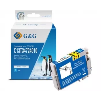 G&G kompatibilis cián tintapatron Epson 34XL (C13T34724012) – High Yield 14614