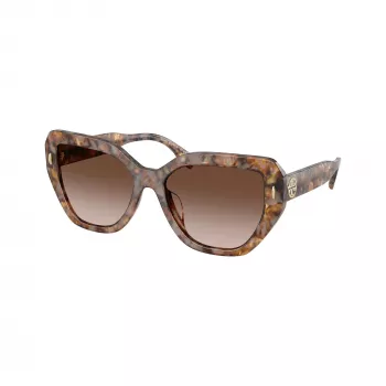 Tory Burch TY7194U197513 női napszemüveg, négyzet, acetát, sötét havanna/barna színátmenetes, 55-17-140 mm