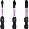 Bosch 2608522491 Phillips PH2 bitkészlet, 3 darab, 25 mm, 1/4 inch hatszögletű szár