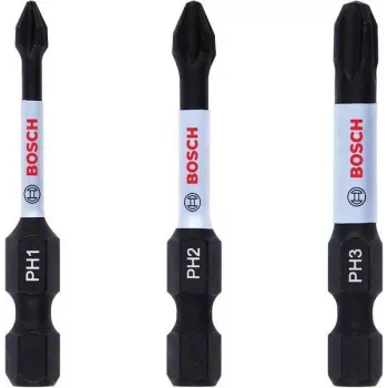 Bosch 2608522491 Phillips PH2 bitkészlet, 3 darab, 25 mm, 1/4