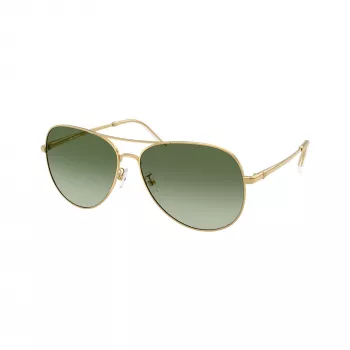 Tory Burch TY6114-33438E női szögletes napszemüveg, sötét Havana keret, barna színátmenetes lencse, 60mm