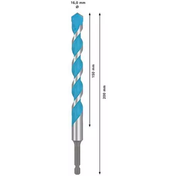 BOSCH EXPERT HEX-9 MultiConstruction fúrókészlet, 5 részes, volfrámkarbid, hatszögletű szár, 4-10 mm 2608902361
