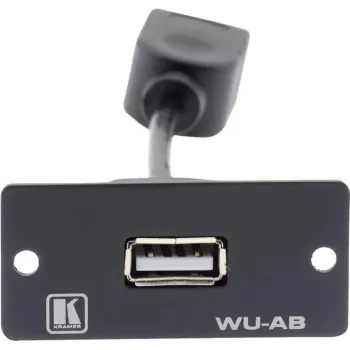 Kramer WU-AB moduláris Snap-In betét USB Type-A aljzat-aljzat fekete 85-0118399