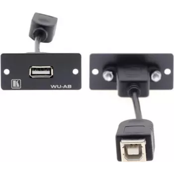 Kramer WU-AB moduláris Snap-In betét USB Type-A aljzat-aljzat fekete 85-0118399