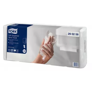 Tork Advanced H3 Z-hajtású kéztörlő 2 rétegű fehér (290258) – 3750 kéztörlő