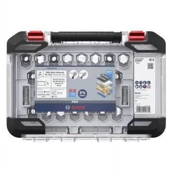 Bosch 2608594426 Progressor for Wood and Metal 11 részes lyukfűrész-készlet (20-76 mm) Power Change adapterekkel és vezetőfúrókkal