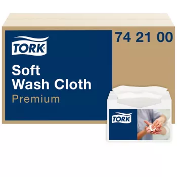 Tork Premium Soft mosdókendő 1 rétegű fehér, 1080 kendő (742100)