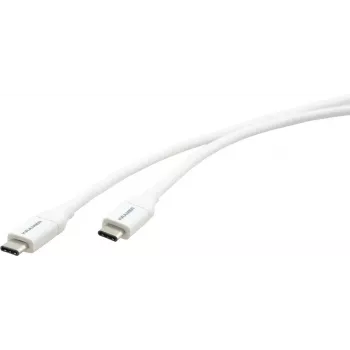 Kramer C-USB/CB-10 USB 2.0 kábel, USB-C dugó - USB-B dugó, 3 m, fehér 96-02357110