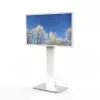 HI-ND MOUNTS HI-ND padlóállvány üveg univerzális 49-65 fehér RAL 9003 kijelző padlóállvány FS0000-5001-01