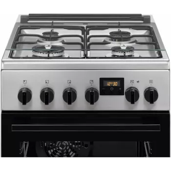 Electrolux LKK540232X 50 cm szabadon álló gáztűzhely elektromos sütővel, rozsdamentes acél