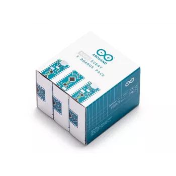 Arduino Nano Every kártya 3 darabos csomag - ATmega4809 mikrokontroller fejlesztőkártya ABX00028-3P