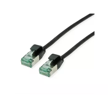 ROLINE RM U/FTP patchkábel Cat.6A/Class EA SLIM fekete 3m - FTP (21.45.3356)