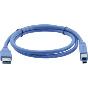 Kramer C-USB3/AB-6 USB 3.0 kábel, USB-A dugó USB-B dugóra, 1,83 m, kék 96-0235006