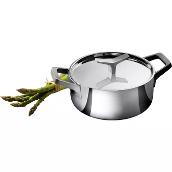 Electrolux E9KLSA11 fedeles fazék, 3 L, kerek, króm