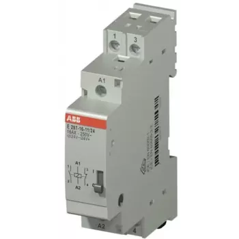 ABB szerelési relé 24 V AC/DC tekercs, 16 A, 1 NO + 1 NC, DIN-sín, E297-16-11/24 2TAZ311000R2043