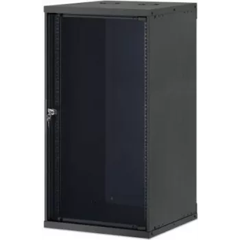 Intellinet 19 inch Basic Line fali hálózati szekrény, 20U, 560 mm mély, fekete RAL 9005 (716796)