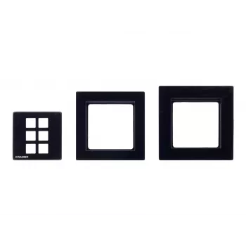 Kramer Electronics RC-206/RC-306 EU Panel Set 80/86 (B) – fekete keret- és előlap-készlet az RC-206/RC-306 EU változatához 30-00020599