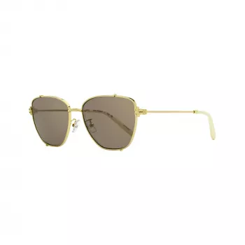 Tory Burch TY6105 női szögletes napszemüveg, sötét Havana keret, barna színátmenetes lencsék, 55mm TY6105-32787N
