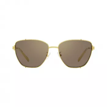 Tory Burch TY6105 női szögletes napszemüveg, sötét Havana keret, barna színátmenetes lencsék, 55mm TY6105-32787N