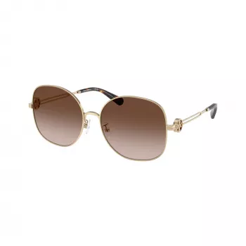 Tory Burch TY6112-334613 női pillangó formájú napszemüveg, sötét havanna barna gradient, 56/16/140 mm