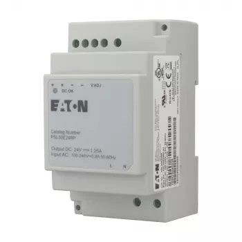 Eaton PSL30E24RP egyfázisú kapcsolóüzemű tápegység 30W 24V DC DIN-sín EP-401403