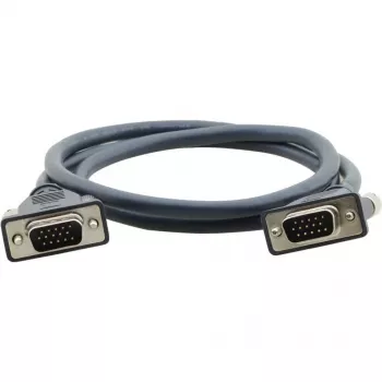 Kramer C-MGM/MGM-6 VGA-kábel, HD-15 dugó HD-15 dugóra, 1,8 m, öntött, fekete 92-7201006