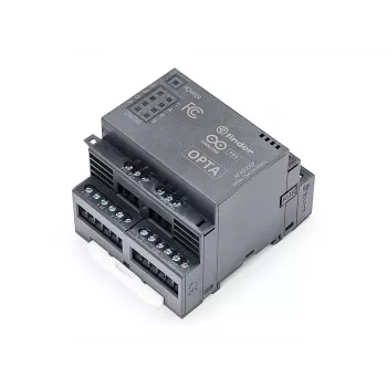 Arduino Opta analóg bővítőmodul AFX00007 - 4 konfigurálható analóg bemenet, 2 analóg kimenet, 12-24 VDC, DIN-sín