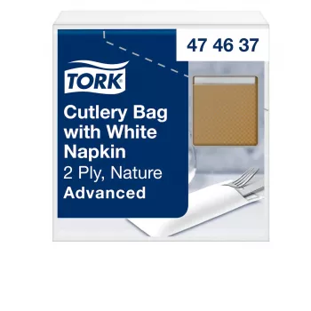 TORK 100 evőeszköztok barna 6,0 x 19,5 cm (474637)