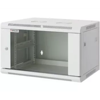 Intellinet 19 inch fali hálózati szekrény, Basic Line, 12U, 400 mm mély, szürke RAL 9005 (716703)