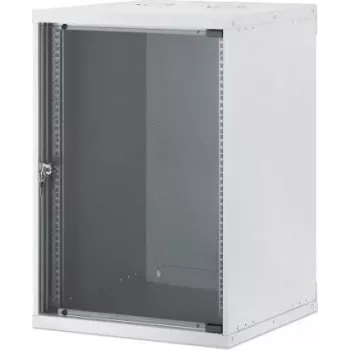 Intellinet 19 inch Wall-Mount Network Cabinet, Basic Line, 15 RU, 560 mm Depth, Grey (RAL 9005) 716789