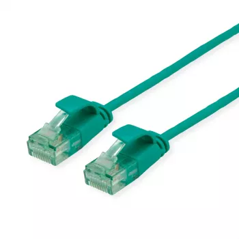 ROLINE RM UTP patchkábel Cat.6A/Class EA Slim zöld 0,3m 21.45.3431
